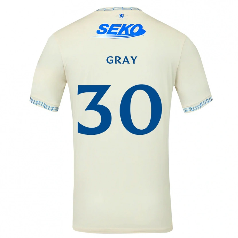 Danxen Kinder Georgia Gray #30 Tiefseeblau Weiß Auswärtstrikot Trikot 2026/27 T-Shirt