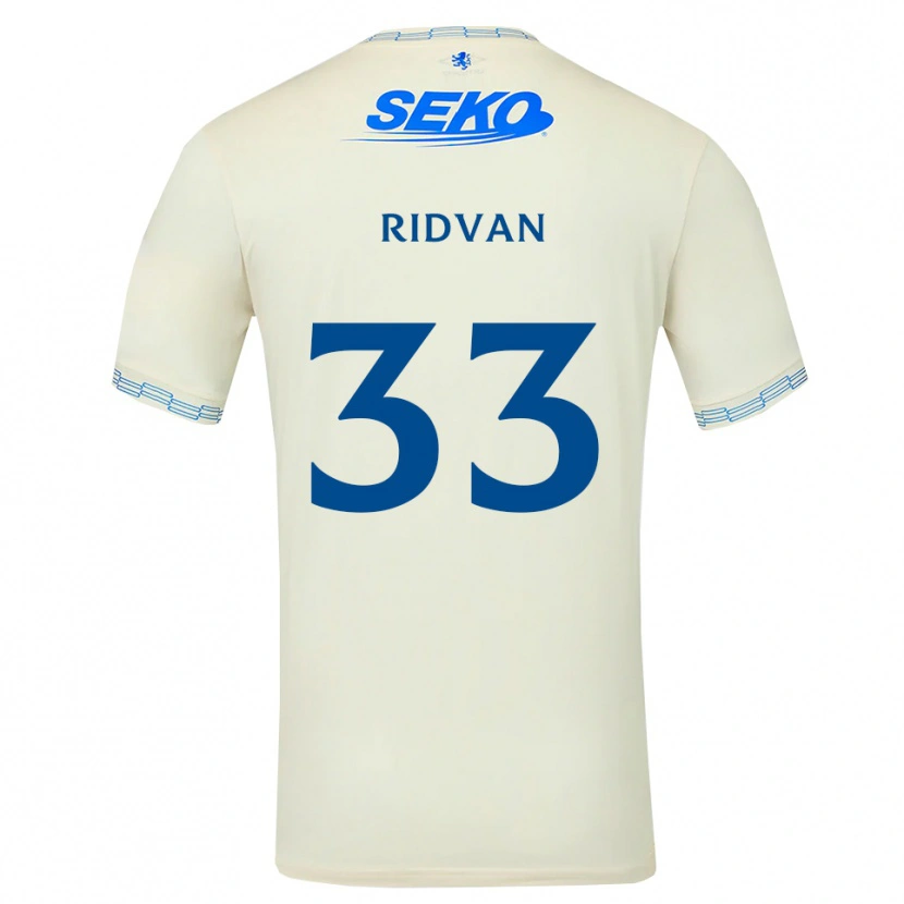 Danxen Kinder Rıdvan Yılmaz #33 Tiefseeblau Weiß Auswärtstrikot Trikot 2026/27 T-Shirt