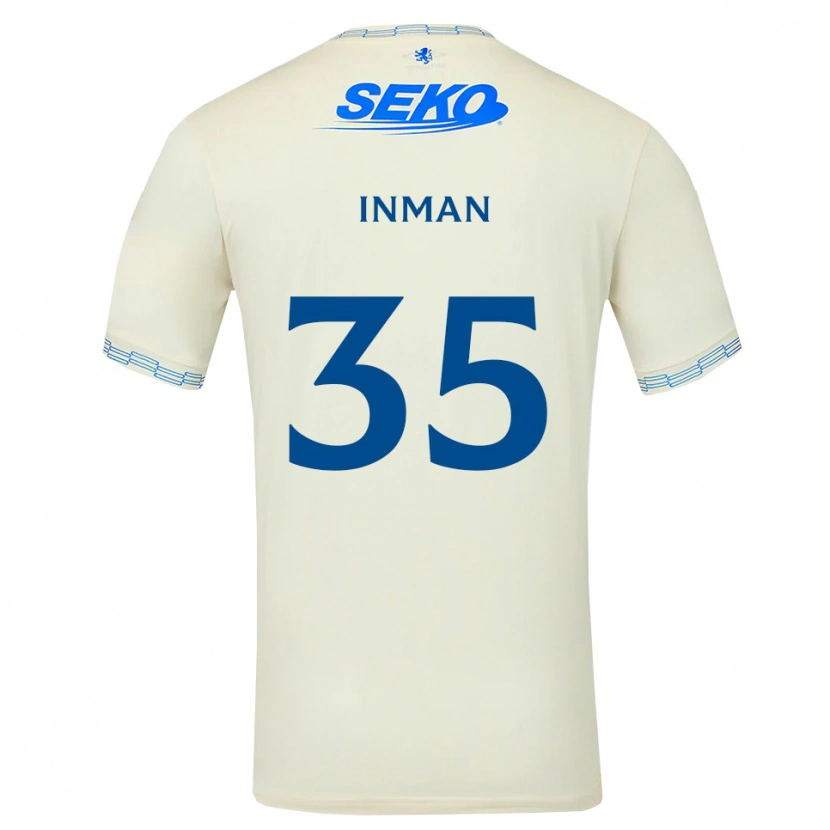 Danxen Kinder Lucy Inman #35 Tiefseeblau Weiß Auswärtstrikot Trikot 2026/27 T-Shirt
