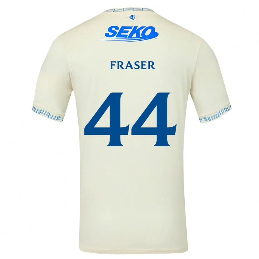 Danxen Kinder Robbie Fraser #44 Tiefseeblau Weiß Auswärtstrikot Trikot 2026/27 T-Shirt
