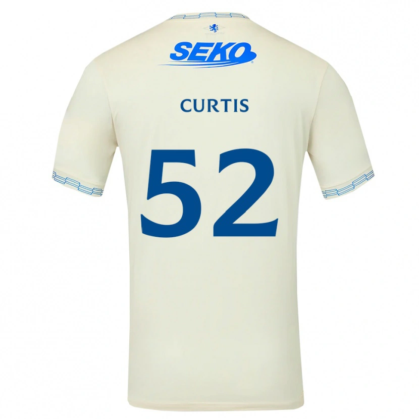 Danxen Kinder Findlay Curtis #52 Tiefseeblau Weiß Auswärtstrikot Trikot 2026/27 T-Shirt