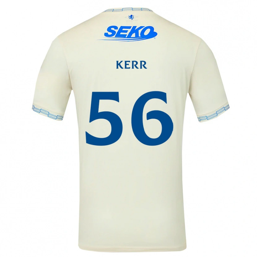 Danxen Kinder Arran Kerr #56 Tiefseeblau Weiß Auswärtstrikot Trikot 2026/27 T-Shirt