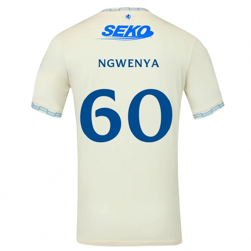 Danxen Kinder Corey Ngwenya #60 Tiefseeblau Weiß Auswärtstrikot Trikot 2026/27 T-Shirt