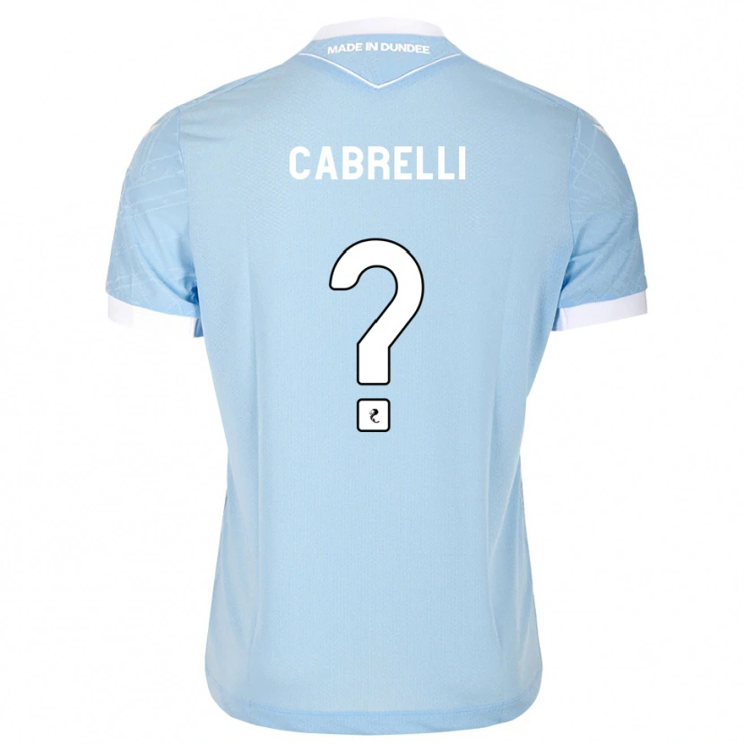 Danxen Kinder David Cabrelli #0 Himmelblau Weiß Auswärtstrikot Trikot 2026/27 T-Shirt