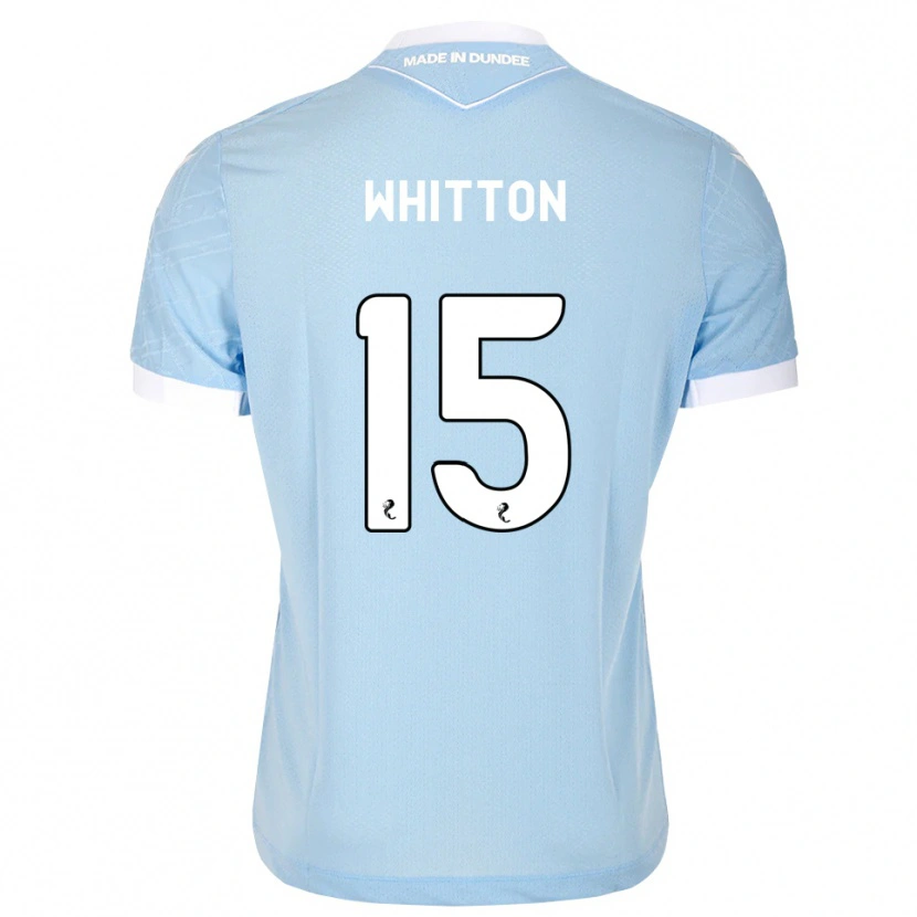 Danxen Kinder Jamie Whitton #15 Himmelblau Weiß Auswärtstrikot Trikot 2026/27 T-Shirt
