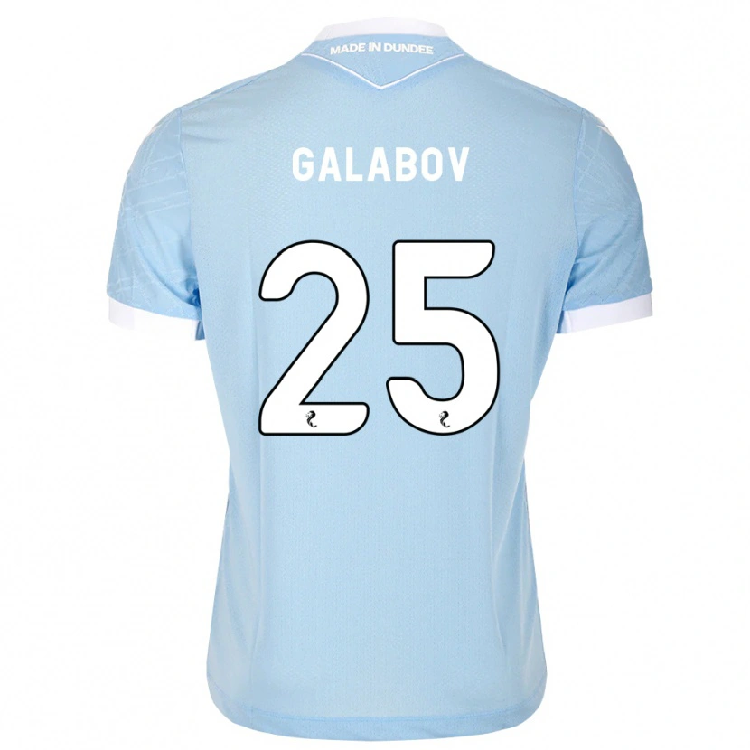 Danxen Kinder Plamen Galabov #25 Himmelblau Weiß Auswärtstrikot Trikot 2026/27 T-Shirt