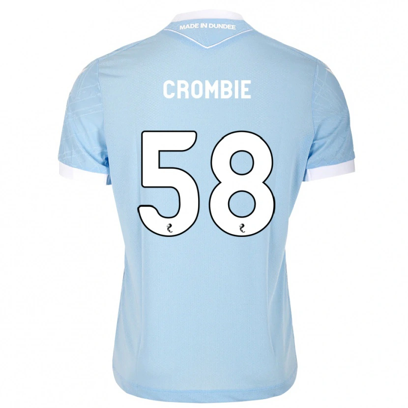 Danxen Kinder Ethan Crombie #58 Himmelblau Weiß Auswärtstrikot Trikot 2026/27 T-Shirt