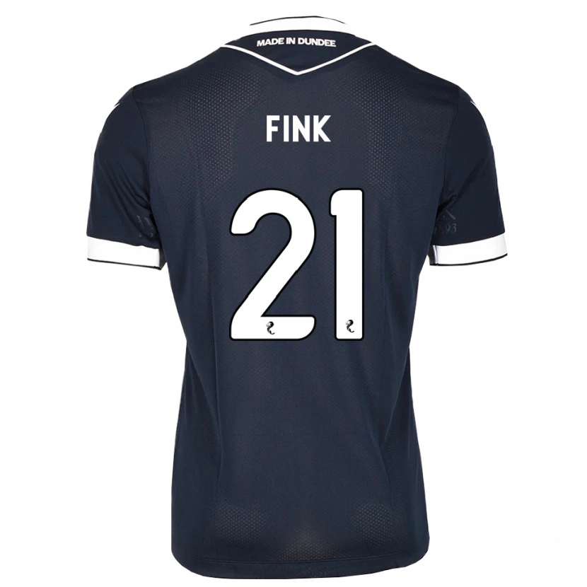 Danxen Kinder Bradley Fink #21 Mitternachtsblau Weiß Heimtrikot Trikot 2026/27 T-Shirt
