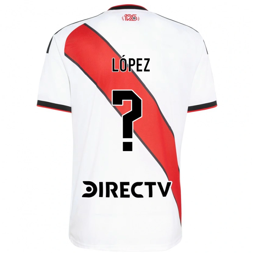 Danxen Herren Felipe López #0 Rot Weiß Schwarz Heimtrikot Trikot 2026/27 T-Shirt