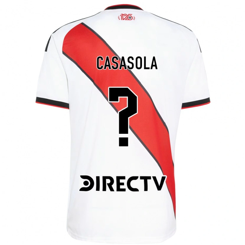 Danxen Herren Nahuel Ignacio Casasola #0 Rot Weiß Schwarz Heimtrikot Trikot 2026/27 T-Shirt