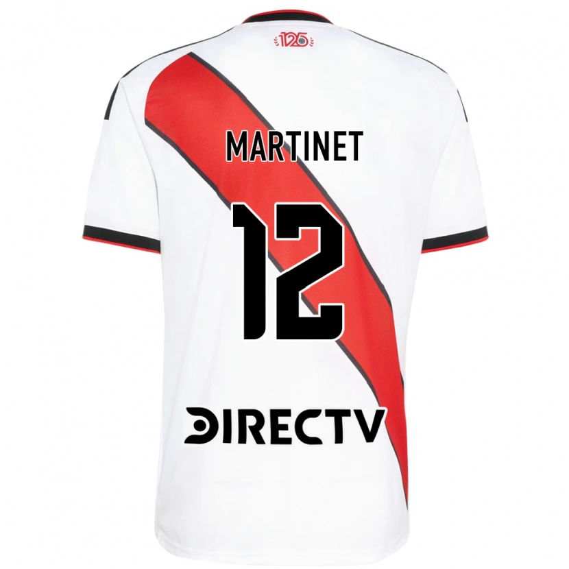 Danxen Herren Jeremías Martinet #12 Rot Weiß Schwarz Heimtrikot Trikot 2026/27 T-Shirt