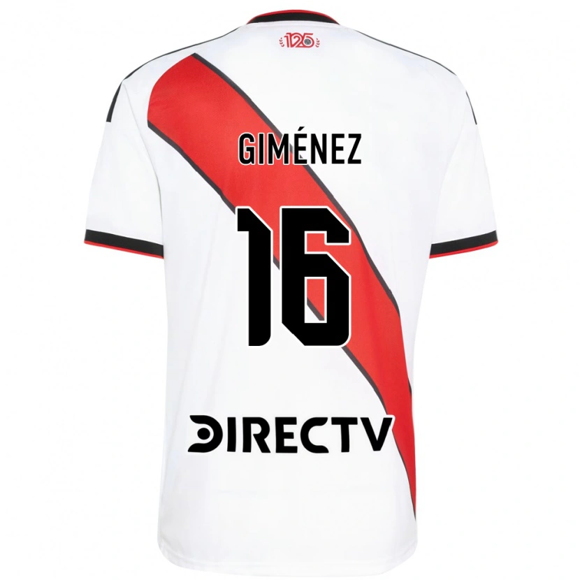 Danxen Herren Bautista Giménez #16 Rot Weiß Schwarz Heimtrikot Trikot 2026/27 T-Shirt