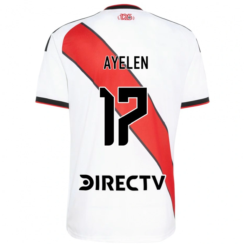 Danxen Herren Stephanie Ayelén Melgarejo #17 Rot Weiß Schwarz Heimtrikot Trikot 2026/27 T-Shirt