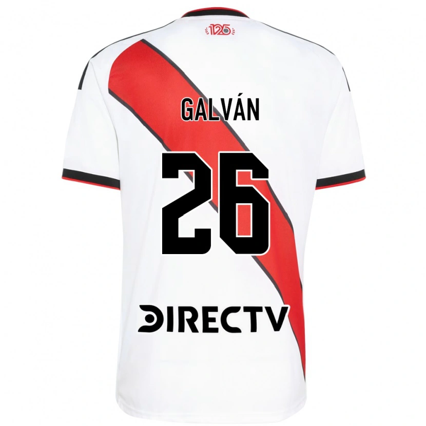 Danxen Herren Tomás Galván #26 Rot Weiß Schwarz Heimtrikot Trikot 2026/27 T-Shirt