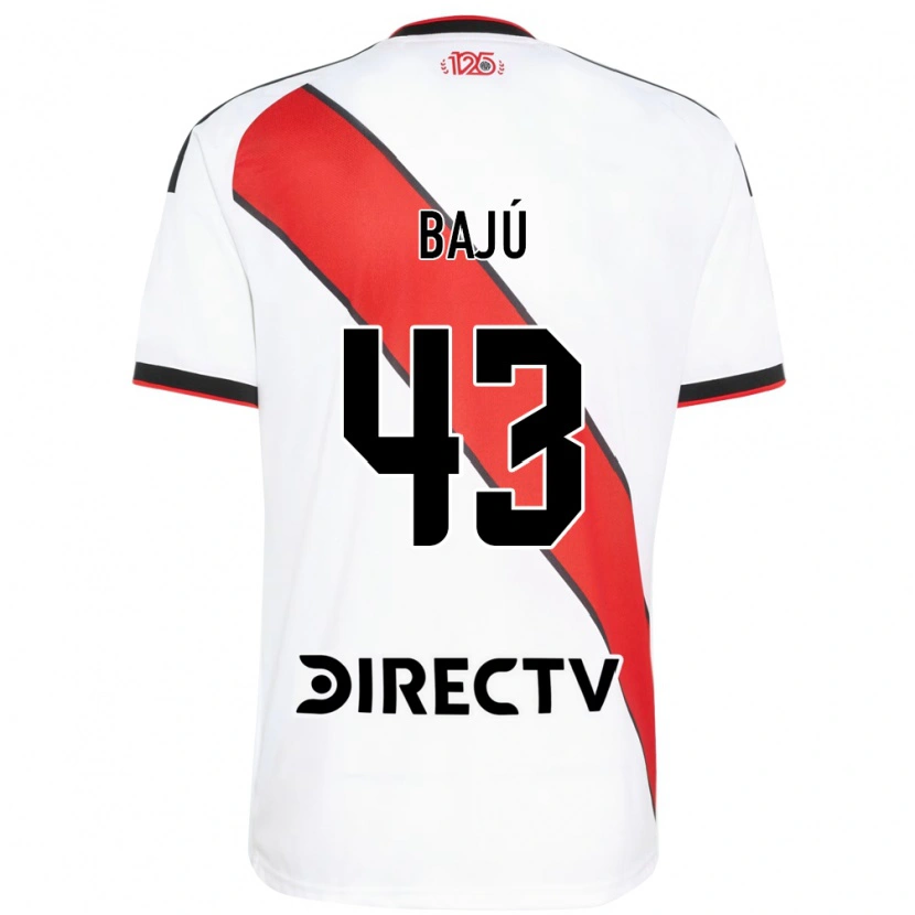 Danxen Herren Lisandro Bajú #43 Rot Weiß Schwarz Heimtrikot Trikot 2026/27 T-Shirt