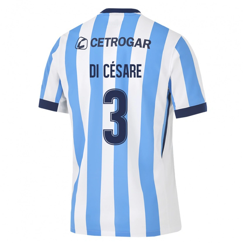 Danxen Herren Marco Di Césare #3 Hellblau Weiß Schwarz Heimtrikot Trikot 2026/27 T-Shirt