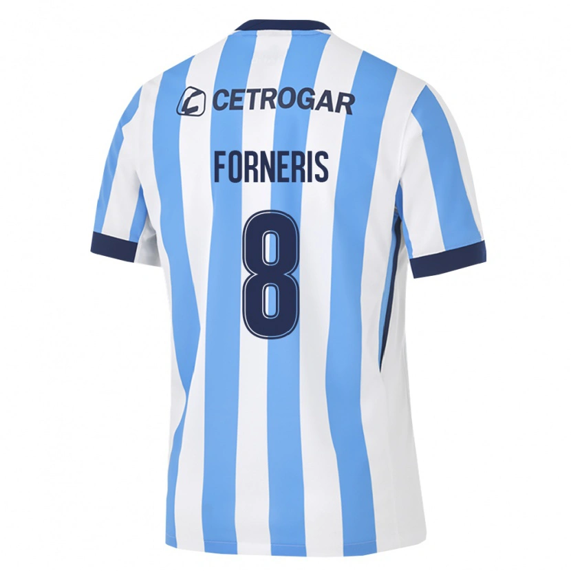 Danxen Herren Alan Forneris #8 Hellblau Weiß Schwarz Heimtrikot Trikot 2026/27 T-Shirt