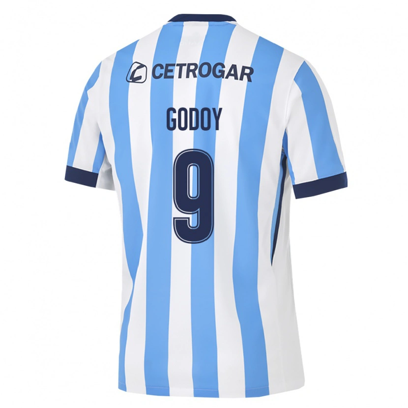 Danxen Herren Santiago Godoy #9 Hellblau Weiß Schwarz Heimtrikot Trikot 2026/27 T-Shirt