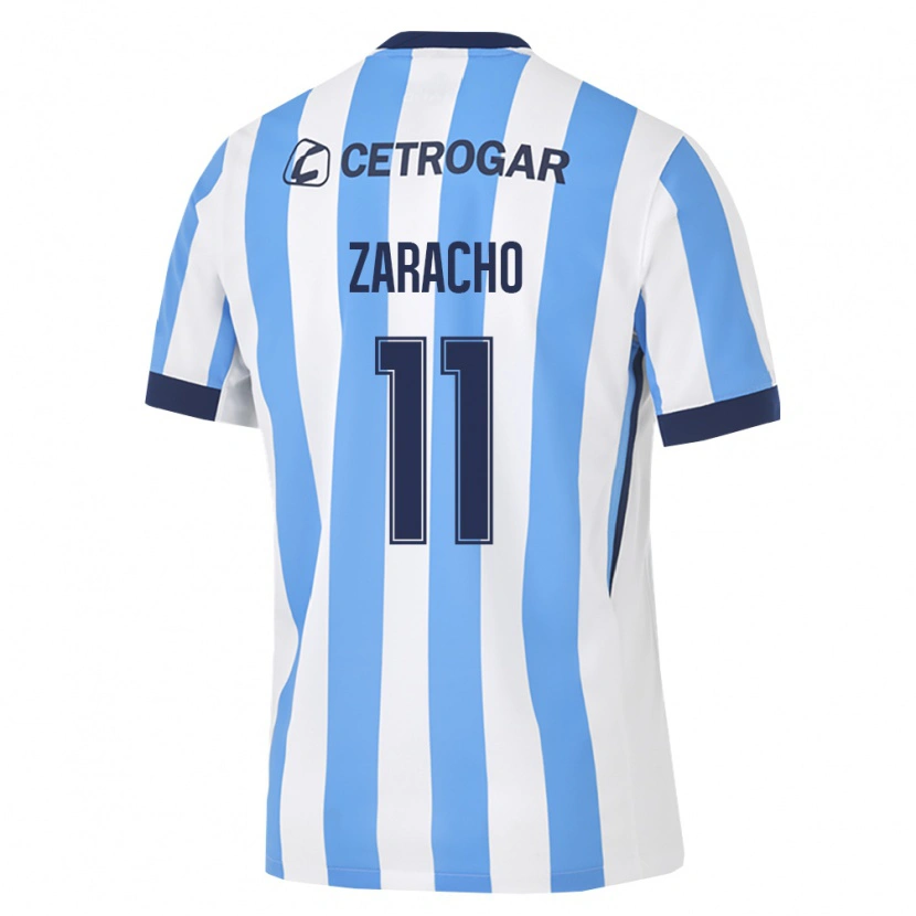 Danxen Herren Matías Zaracho #11 Hellblau Weiß Schwarz Heimtrikot Trikot 2026/27 T-Shirt