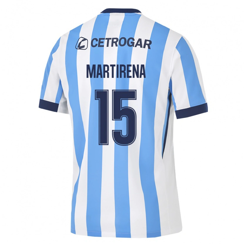 Danxen Herren Gastón Martirena #15 Hellblau Weiß Schwarz Heimtrikot Trikot 2026/27 T-Shirt