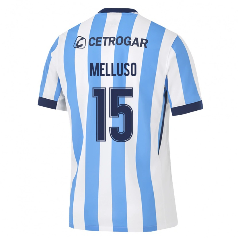 Danxen Herren Mateo Melluso #15 Hellblau Weiß Schwarz Heimtrikot Trikot 2026/27 T-Shirt