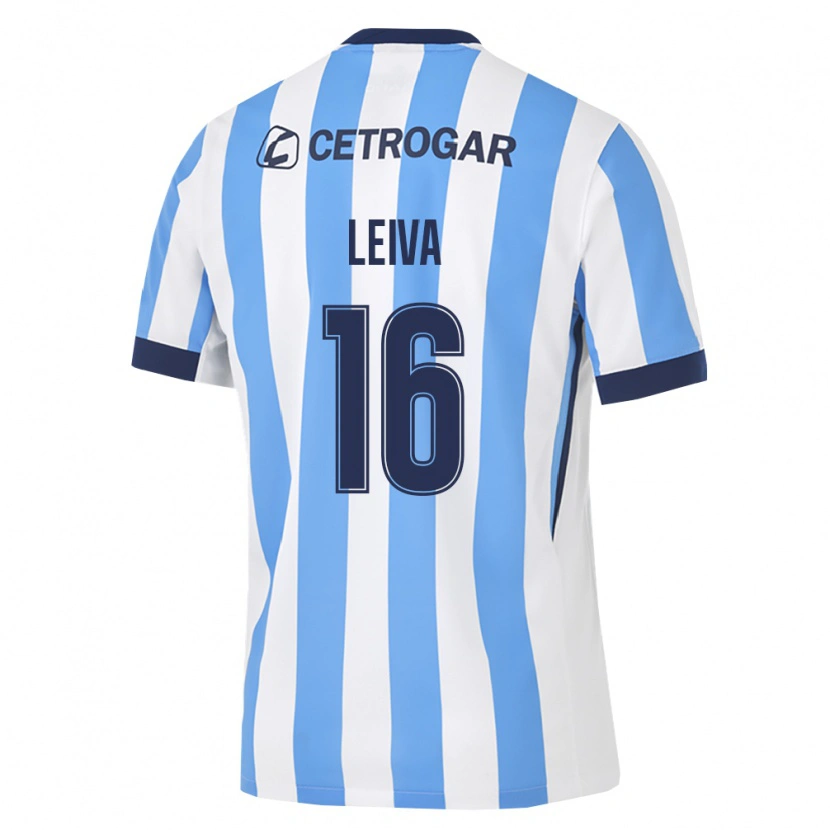 Danxen Herren Gonzalo Leiva #16 Hellblau Weiß Schwarz Heimtrikot Trikot 2026/27 T-Shirt