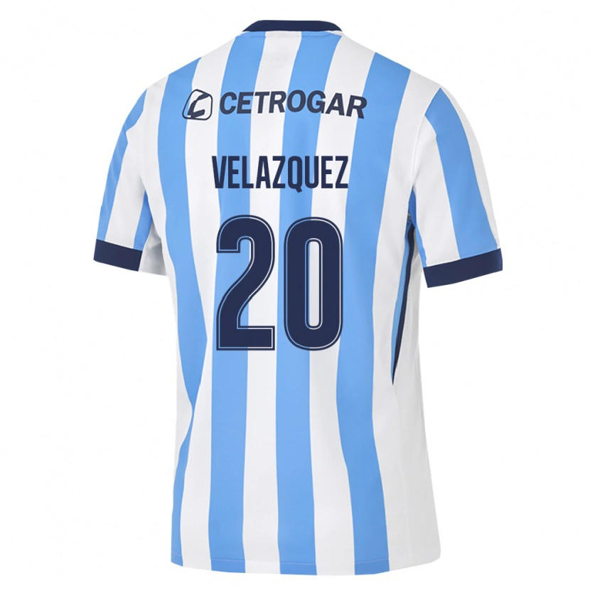 Danxen Herren Joán Velazquez #20 Hellblau Weiß Schwarz Heimtrikot Trikot 2026/27 T-Shirt