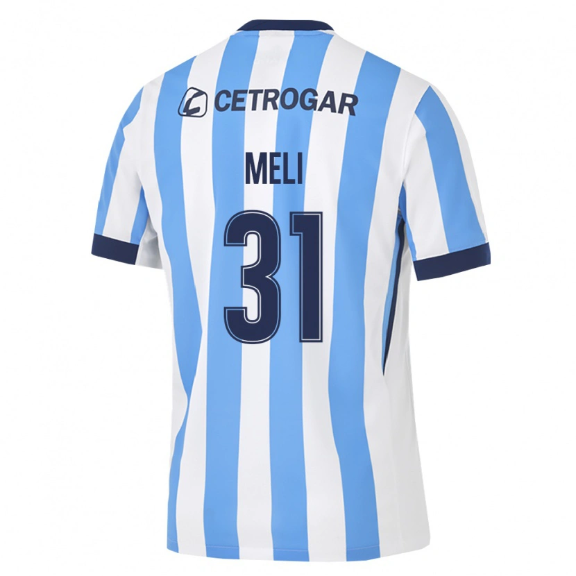 Danxen Herren Marcelo Meli #31 Hellblau Weiß Schwarz Heimtrikot Trikot 2026/27 T-Shirt
