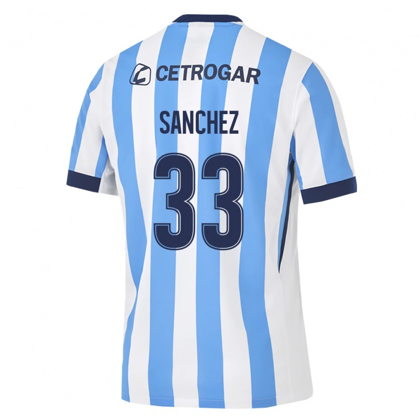 Danxen Herren Sergio Sanchez #33 Hellblau Weiß Schwarz Heimtrikot Trikot 2026/27 T-Shirt