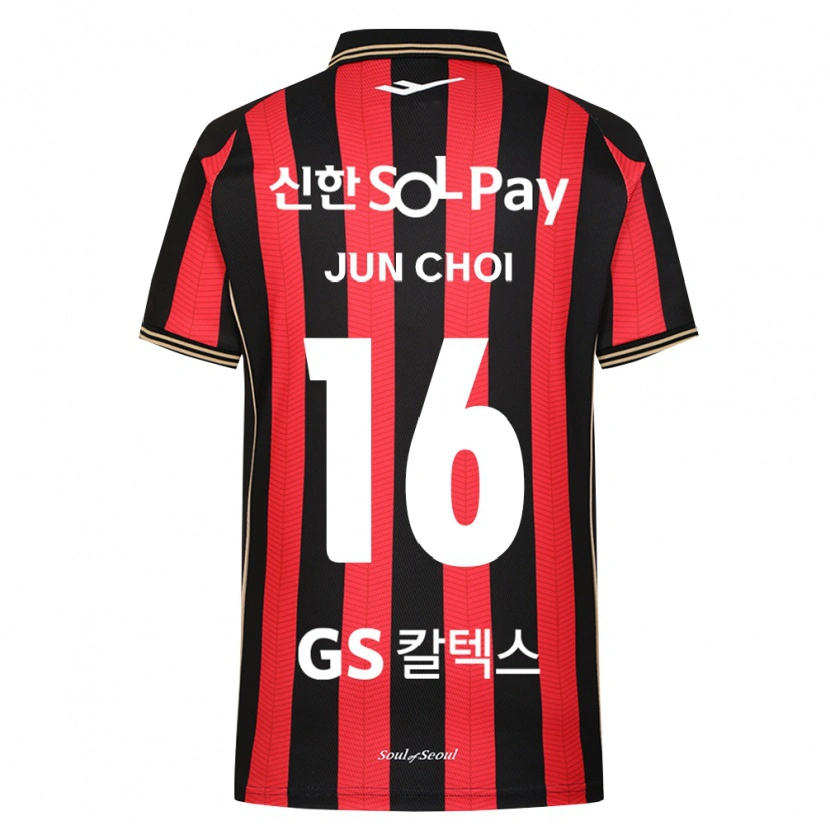 Danxen Herren Jun Choi #16 Rot Weiß Schwarz Heimtrikot Trikot 2026/27 T-Shirt