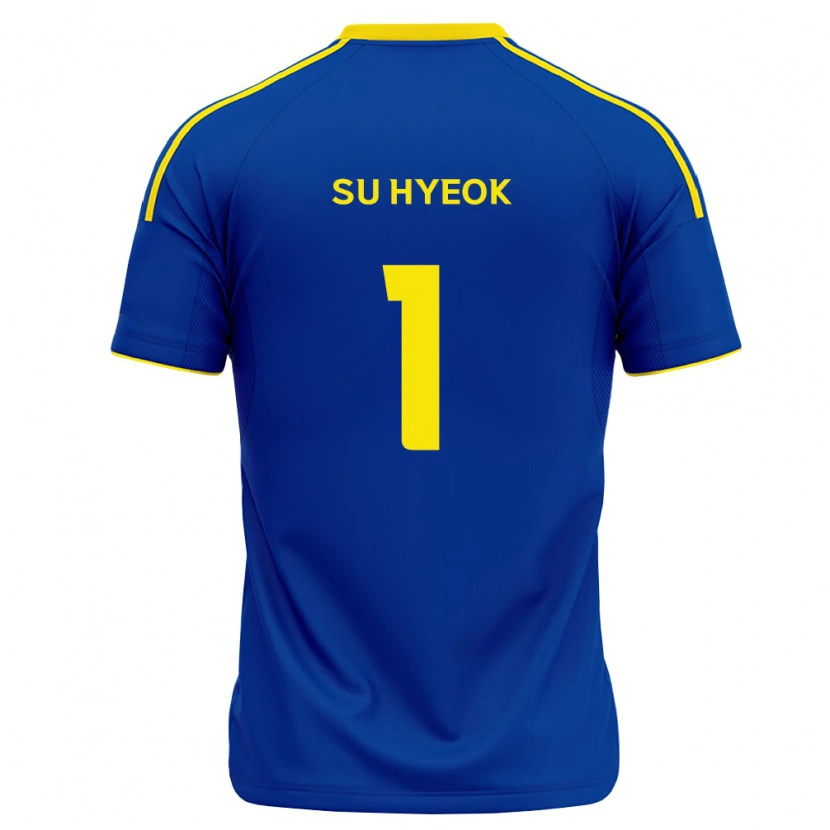 Danxen Herren Su-Hyeok Jo #1 Königsblau Gelb Heimtrikot Trikot 2026/27 T-Shirt