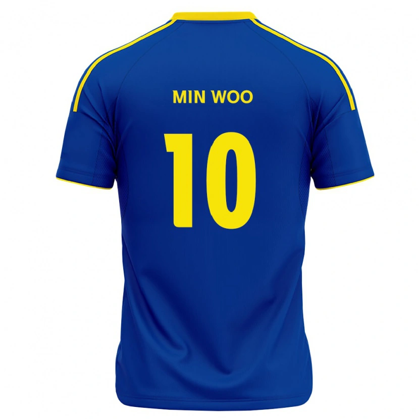 Danxen Herren Min-Woo Kim #10 Königsblau Gelb Heimtrikot Trikot 2026/27 T-Shirt