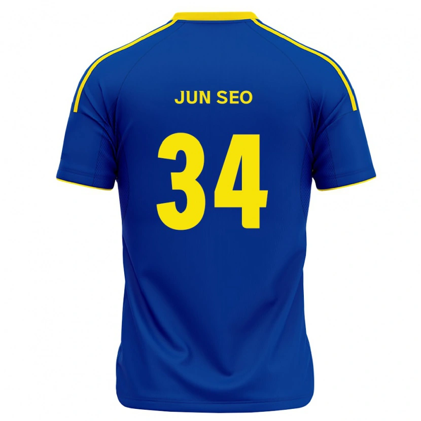 Danxen Herren Jun-Seo Kim #34 Königsblau Gelb Heimtrikot Trikot 2026/27 T-Shirt