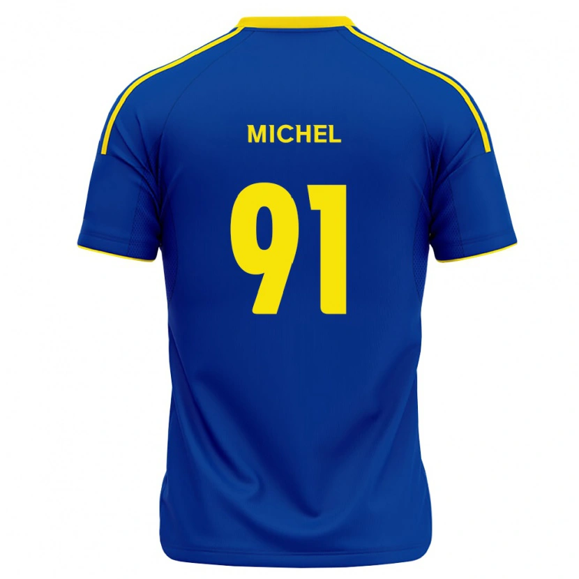 Danxen Herren Benji Michel #91 Königsblau Gelb Heimtrikot Trikot 2026/27 T-Shirt