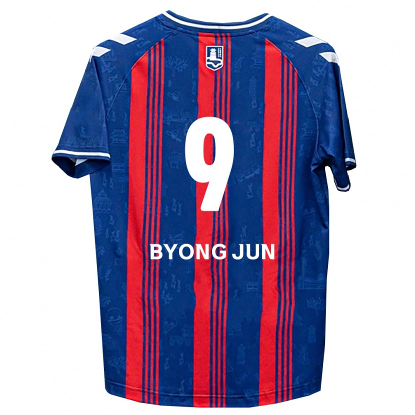 Danxen Herren Byong-Jun An #9 Blau Rot Weiß Heimtrikot Trikot 2026/27 T-Shirt