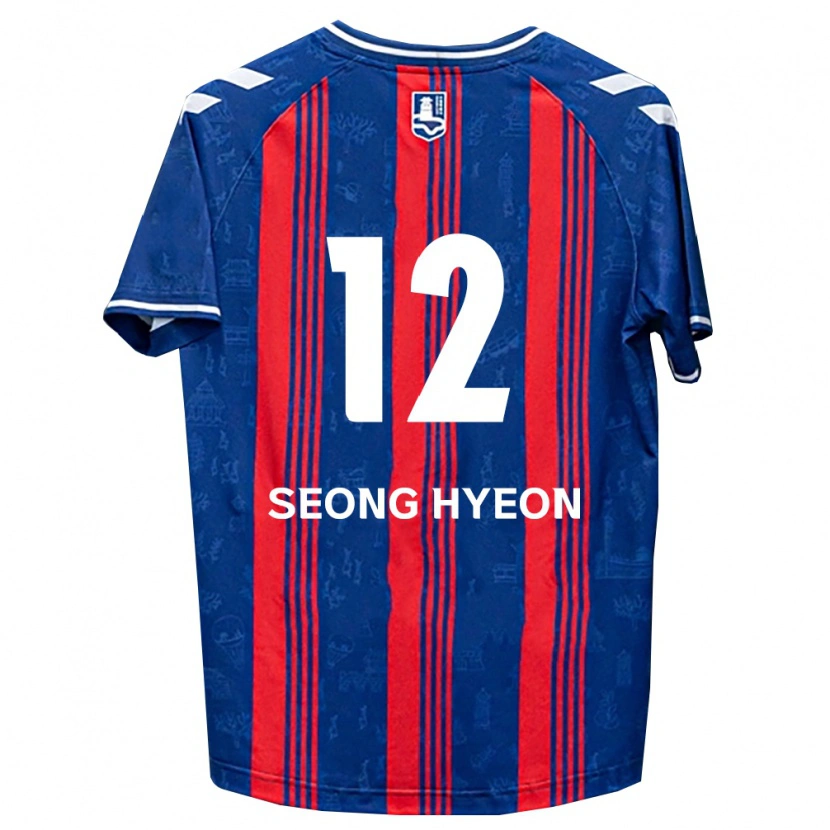 Danxen Herren Seong-Hyeon Choi #12 Blau Rot Weiß Heimtrikot Trikot 2026/27 T-Shirt