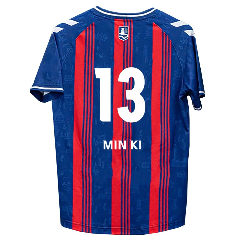 Danxen Herren Min-Ki Jeong #13 Blau Rot Weiß Heimtrikot Trikot 2026/27 T-Shirt