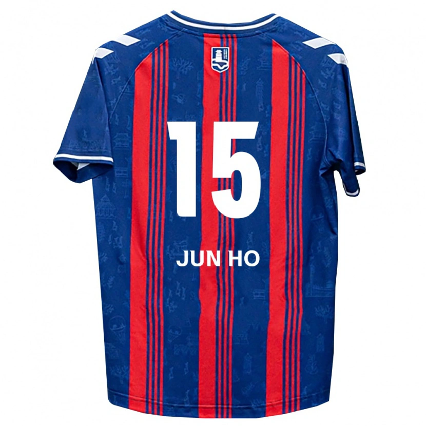 Danxen Herren Jun-Ho Hong #15 Blau Rot Weiß Heimtrikot Trikot 2026/27 T-Shirt
