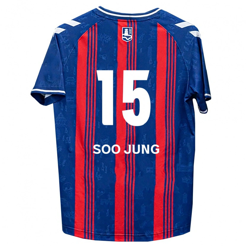Danxen Herren Soo-Jung Ryu #15 Blau Rot Weiß Heimtrikot Trikot 2026/27 T-Shirt