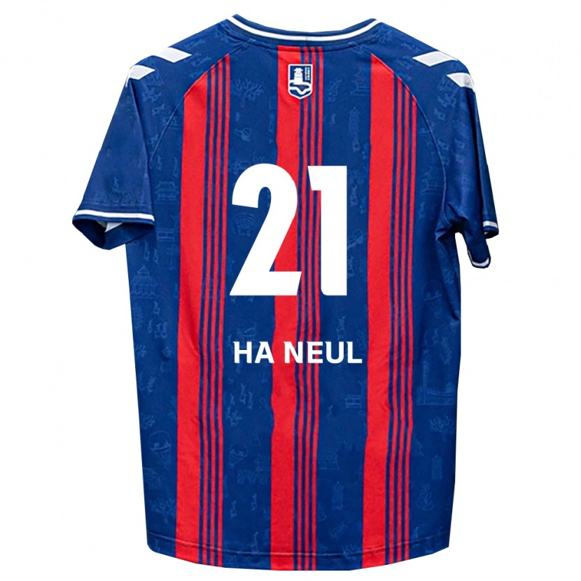 Danxen Herren Ha-Neul Jeon #21 Blau Rot Weiß Heimtrikot Trikot 2026/27 T-Shirt