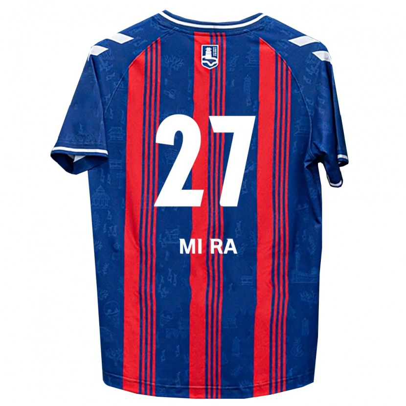 Danxen Herren Mi-Ra Moon #27 Blau Rot Weiß Heimtrikot Trikot 2026/27 T-Shirt