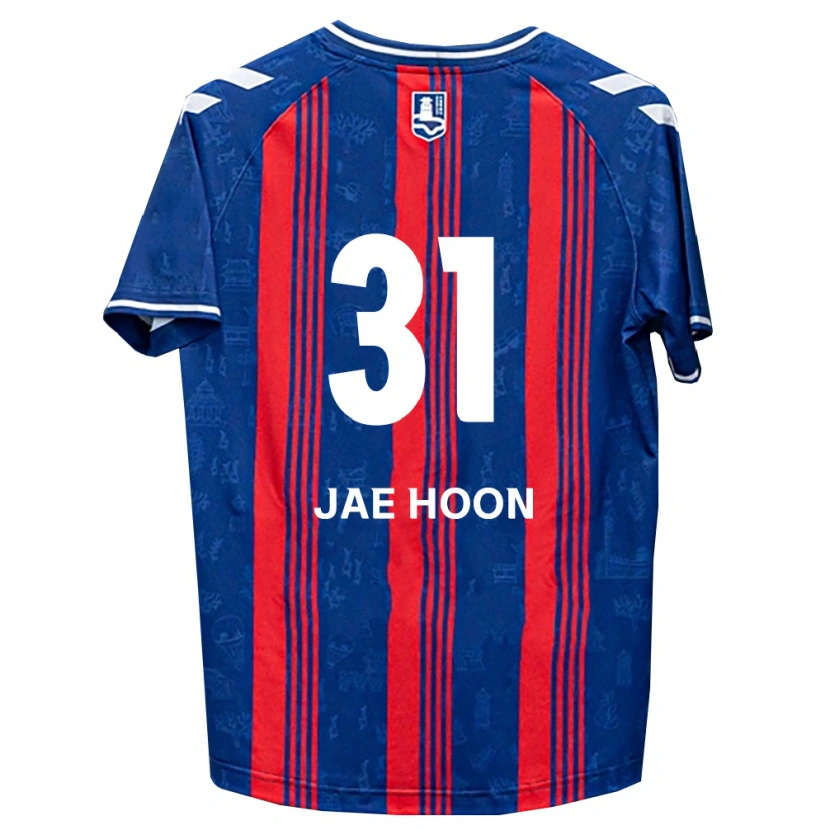 Danxen Herren Jae-Hoon Lee #31 Blau Rot Weiß Heimtrikot Trikot 2026/27 T-Shirt