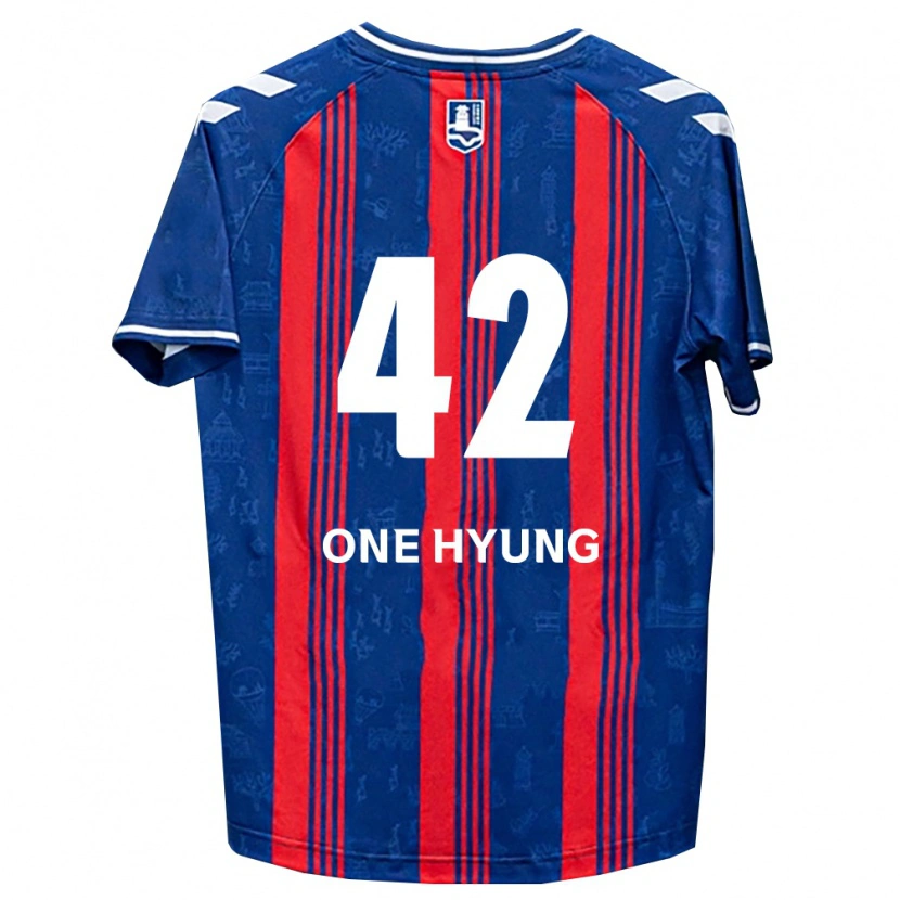 Danxen Herren One-Hyung Kim #42 Blau Rot Weiß Heimtrikot Trikot 2026/27 T-Shirt