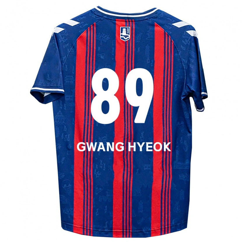 Danxen Herren Gwang-Hyeok Lee #89 Blau Rot Weiß Heimtrikot Trikot 2026/27 T-Shirt