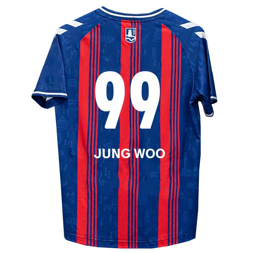 Danxen Herren Jung-Woo Ha #99 Blau Rot Weiß Heimtrikot Trikot 2026/27 T-Shirt