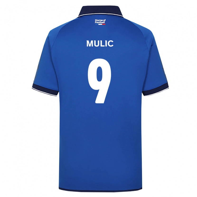 Danxen Herren Fejsal Mulic #9 Königsblau Weiß Rot Heimtrikot Trikot 2026/27 T-Shirt