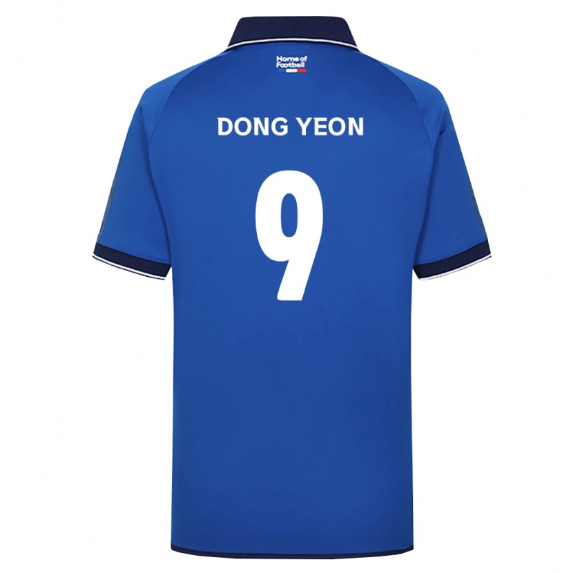 Danxen Herren Dong-Yeon Kim #9 Königsblau Weiß Rot Heimtrikot Trikot 2026/27 T-Shirt
