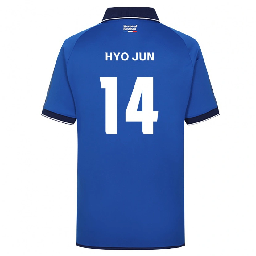 Danxen Herren Hyo-Jun Sun #14 Königsblau Weiß Rot Heimtrikot Trikot 2026/27 T-Shirt