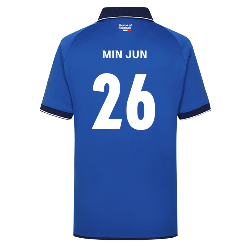 Danxen Herren Min-Jun Kim #26 Königsblau Weiß Rot Heimtrikot Trikot 2026/27 T-Shirt