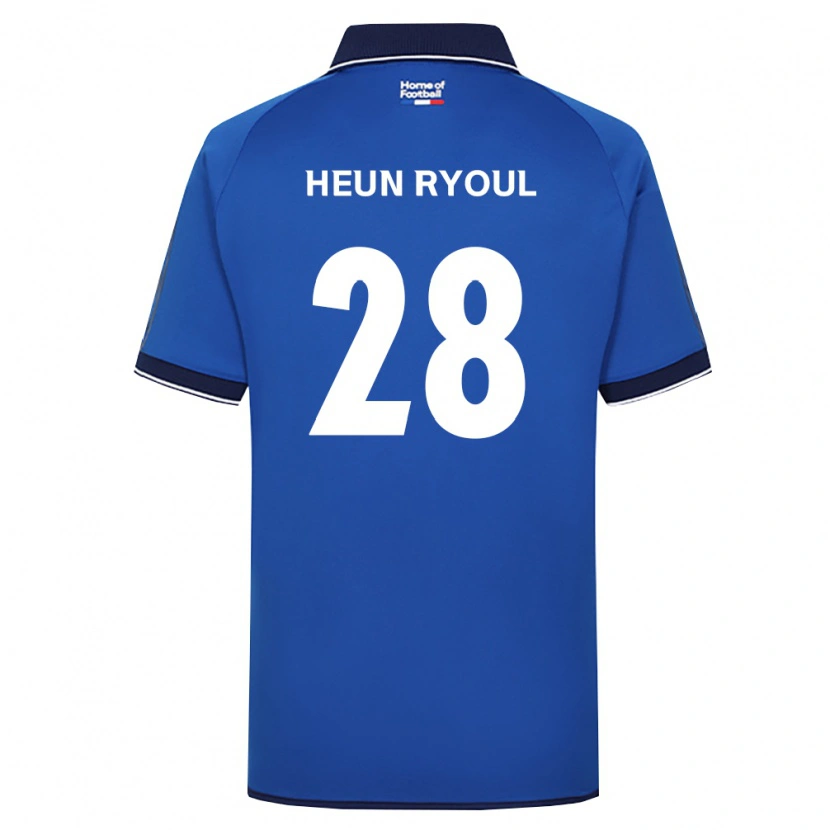 Danxen Herren Heun-Ryoul Lee #28 Königsblau Weiß Rot Heimtrikot Trikot 2026/27 T-Shirt